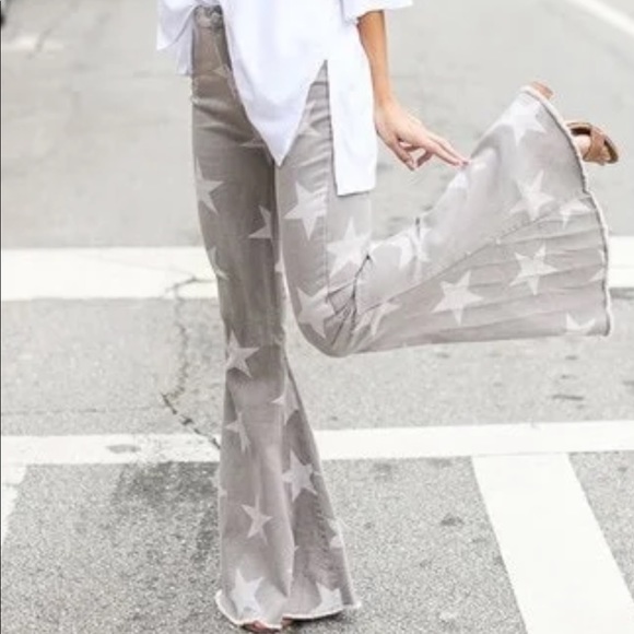 Brand New Never worn high rise grey star jeans - Picture 1 of 2